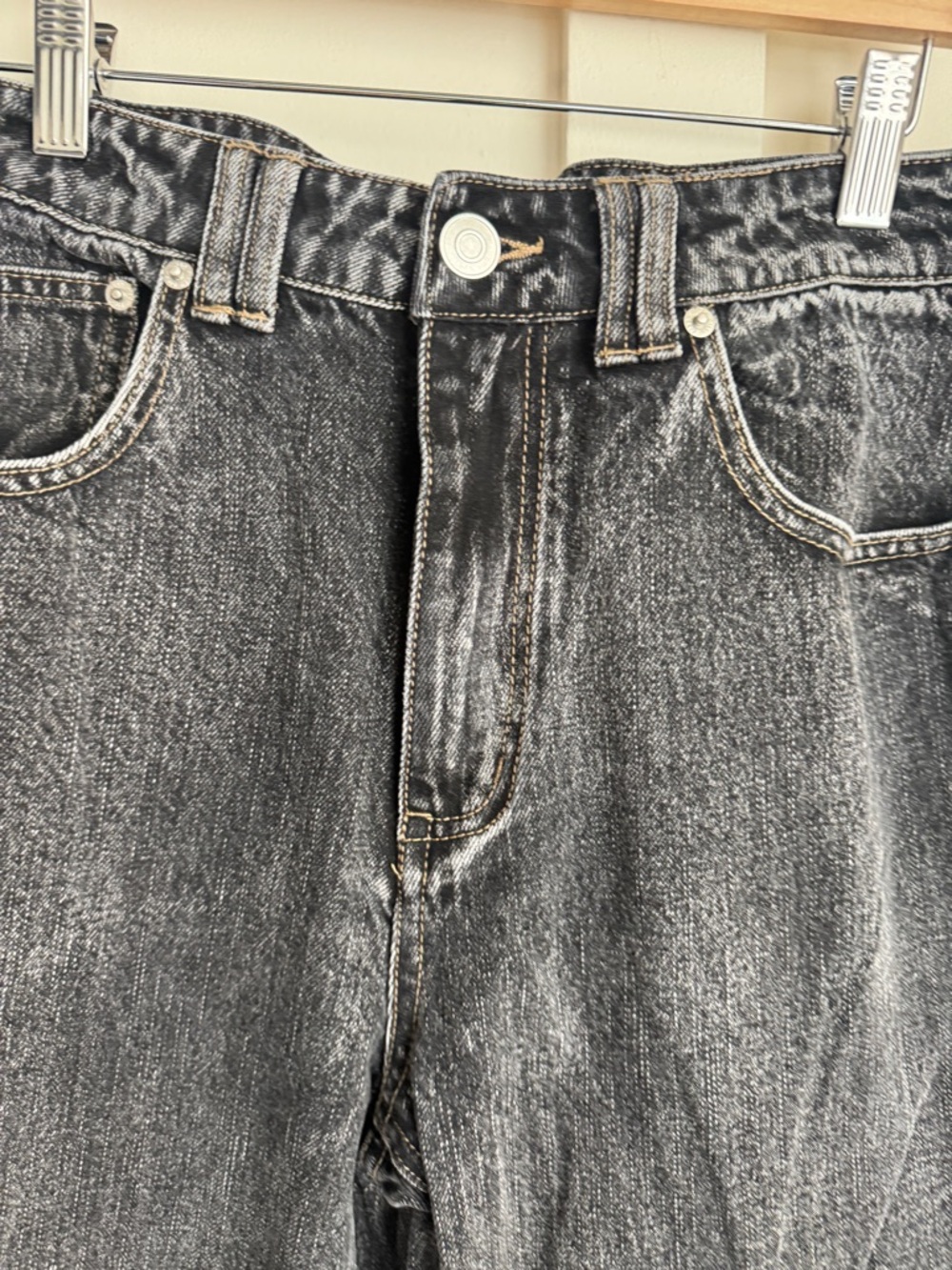 DISSH Relaxed Fit Washed Black Women's Jeans - Picture 6 of 10